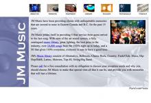 affordable drupal cms web design for Vancouver Music DJ